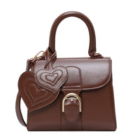 Elegant PU Leather Mini Handbag – Compact Zipper Crossbody Bag