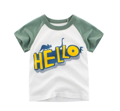 Trendy Korean Cotton T-Shirt for Boys – Summer Kids Top