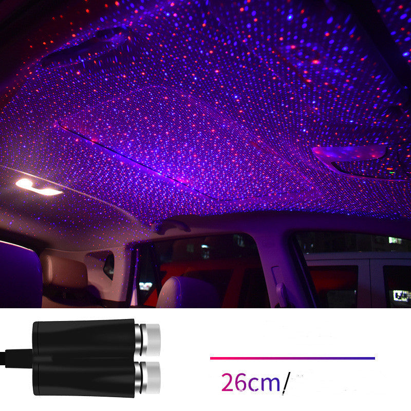 USB Starry Sky Car Light Projector – Galaxy LED Interior Ambient Lighting with Voice Control What Else You Got?