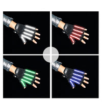 Glow in the Dark LED Magic Gloves - Illuminated Finger Lights for Worship & Night Events