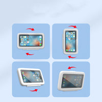 Waterproof Shower Phone Holder – Anti-Fog Wall Mount for Phones Up to 6.8 in