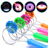 Vibrant LED Spinning Top with Magnetic Gyro - Christian Kids Gift Toy - Mesmerizing Light-Up Yo-Yo Ball