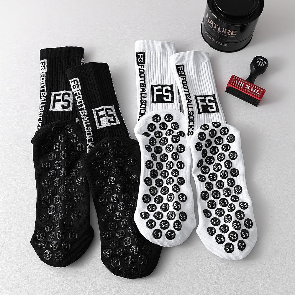 Non-Slip Athletic Socks with Nylon Dot Grip - Stay Steady in Faith & Fitness