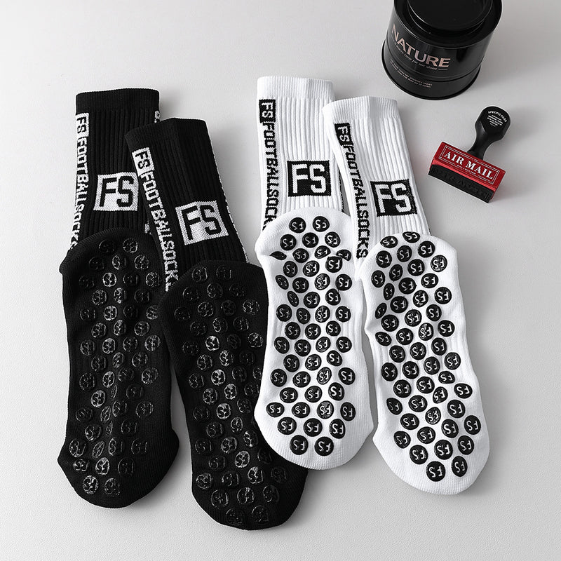 Non-Slip Athletic Socks with Nylon Dot Grip - Stay Steady in Faith & Fitness