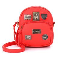 Korean Trendy Mini Shoulder Bag with Customizable Badge Design - Crossbody Purse for Women