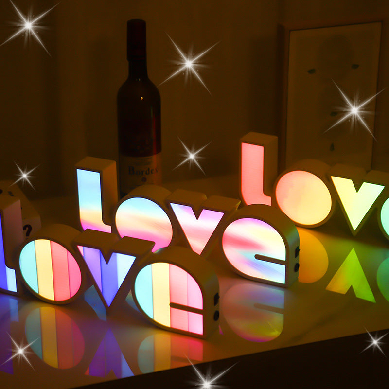 Valentines Day Decor LED LOVE Light Valentines Day Gift For Girlfriend Bithday Wedding Party Decoration Romantic Wedding Decor What Else You Got?