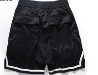 Men's Baggy Zipper Sports Shorts – Trendy Streetwear with Logo Design