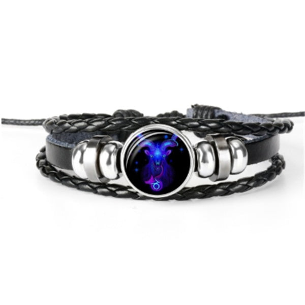 12 Zodiac Constellation Bracelet Luminous Braided Design Bracelet For Men Women Kids What Else You Got?
