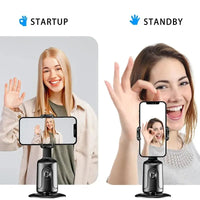 AI-Powered 360° Face Tracking Gimbal Stabilizer - Perfect for Vlogging, TikTok & Live Streams