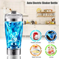 Electric Protein Shaker Bottle – USB Rechargeable Mixer Cup for Shakes & Smoothies