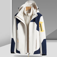 All-Weather 3-in-1 Waterproof Winter Jacket with Removable Fleece Liner - Unisex & Windproof