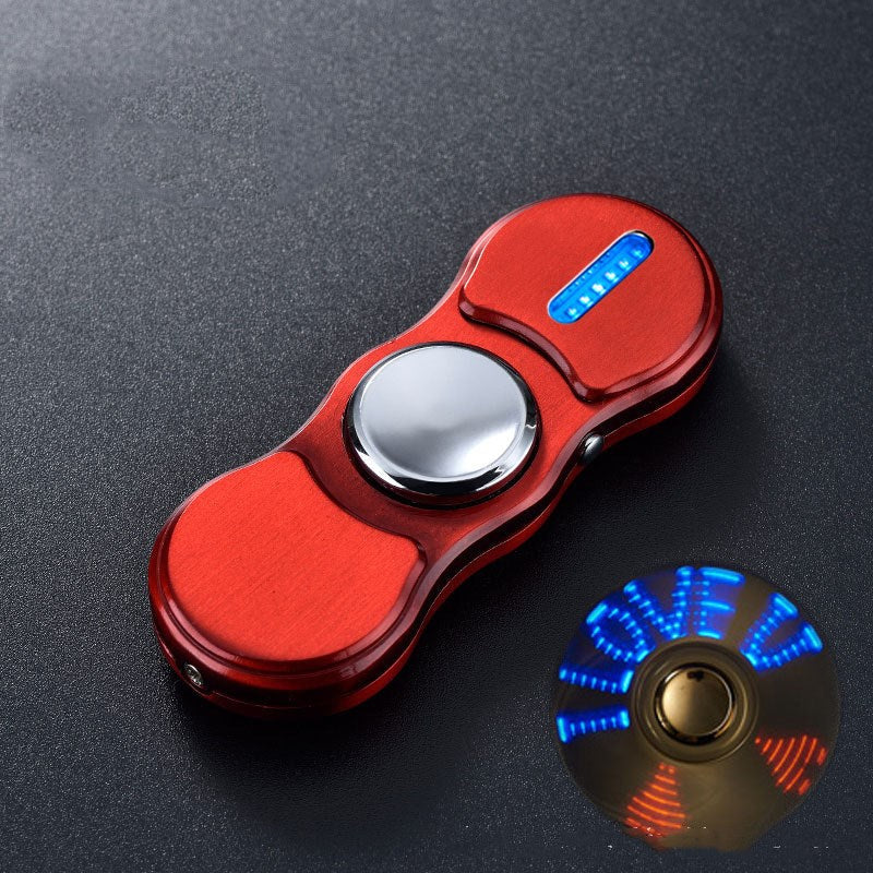 Fingertip Gyro Rechargeable Lighter – Zinc Alloy Spin Lighter with USB Charging What Else You Got?