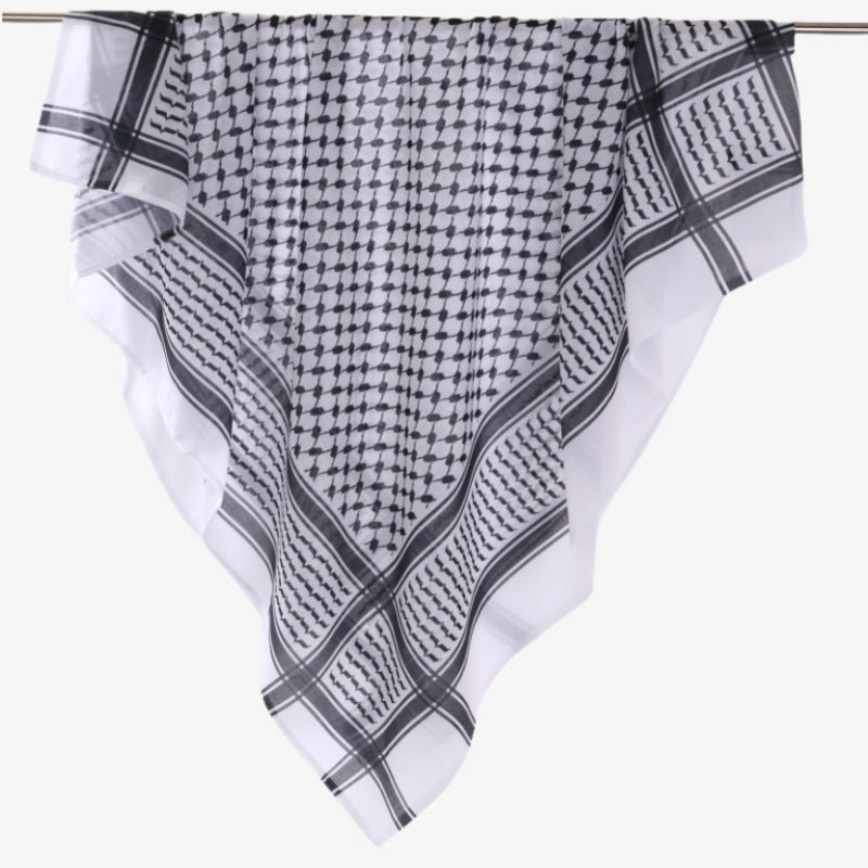 Men’s Middle East Saudi Print Headscarf – Warm, Sun‑Proof, Dustproof Square Scarf What Else You Got?
