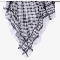 Men's Saudi Print Headscarf – Warm, Sun-Proof & Dustproof Square Scarf for All Seasons