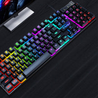 Gaming Keyboard with Floating Keys & Vibrant Backlight – USB Wired