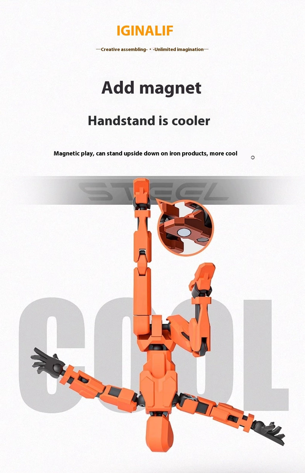 Multi‑Jointed Shapeshift Robot Figure – 3D‑Printed Movable Action Model with Weapons & Accessories What Else You Got?