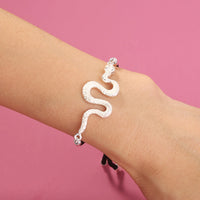 Glow-in-the-Dark Silver Snake Oil Necklace - Faith-Inspired Jewelry