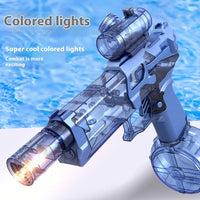 Electric Full-Auto Water Gun with LED Lights – Ultimate Summer Squirt Pistol for Kids & Teens