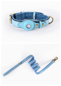 GPS Anti-Lost Pet Collar – Adjustable Leather Tracker Collar for Dogs & Cats