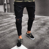 Urban Edge Distressed Denim Jeans – Bold Streetwear Ripped Jeans for Trendsetters