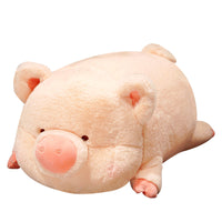 Adorable Pig Plush Throw Pillow – Soft Stuffed Animal in 2 Styles & 3 Sizes | Christian Gift Idea