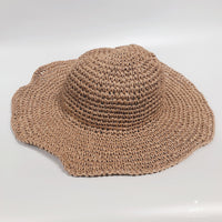 Graceful Summer Sun Hat - Foldable Straw Beach Hat for Women with UV Protection