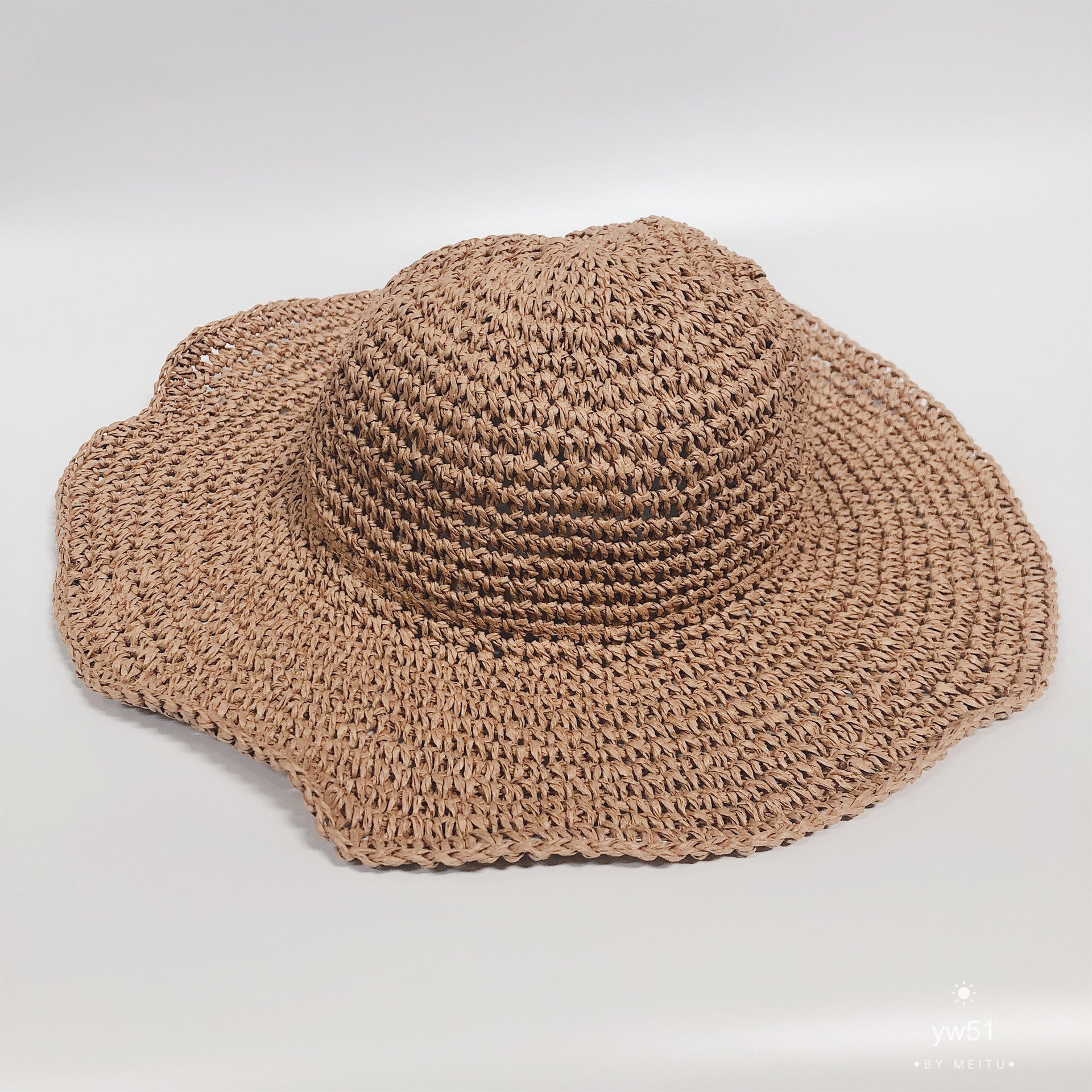 Summer Outing Sunscreen Hat for Women with Foldable Straw Hats Holiday Cool Hat Beach Hat What Else You Got?