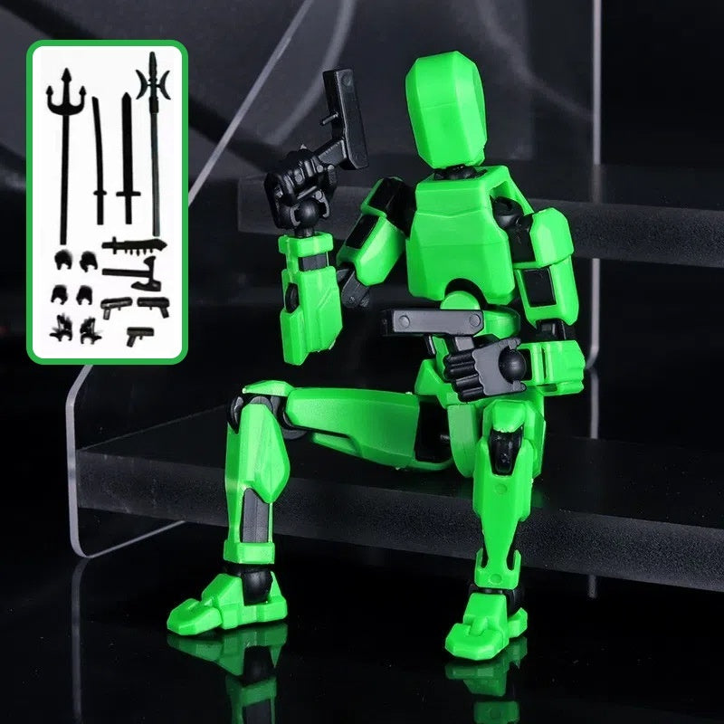 Multi‑Jointed Shapeshift Robot Figure – 3D‑Printed Movable Action Model with Weapons & Accessories What Else You Got?