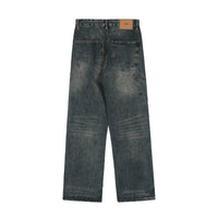 Men's Vintage Worn Jeans – Distressed Casual Fit