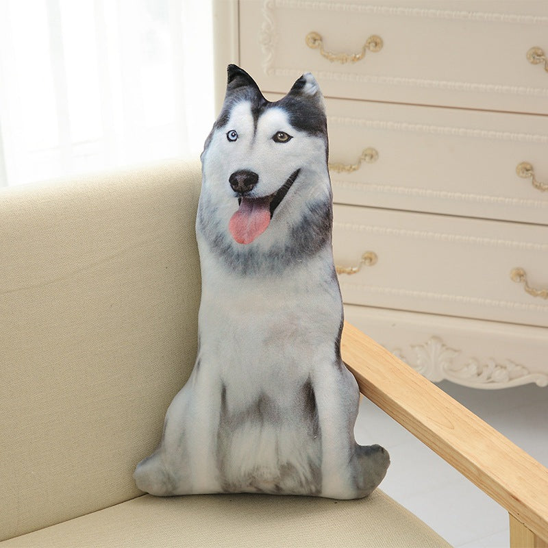 Funny 3D Dog Print Throw Pillow Creative Cushion Cute Plush Doll Gift Home Decor What Else You Got?