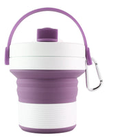 Foldable Silicone Travel Coffee Cup - 450ml - Eco-Friendly & Portable