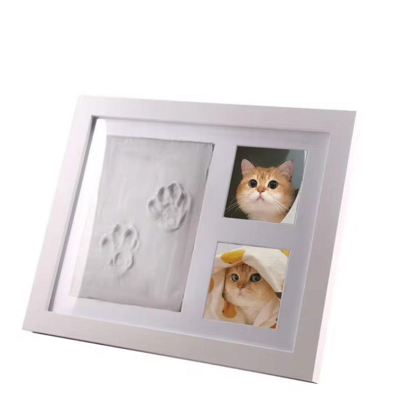 Pet Hand And Foot Print Photo Frame Cat Paw Print Footprint Print Mud DIY Dog Palm Print Commemorative Photo Frame Set Up What Else You Got?