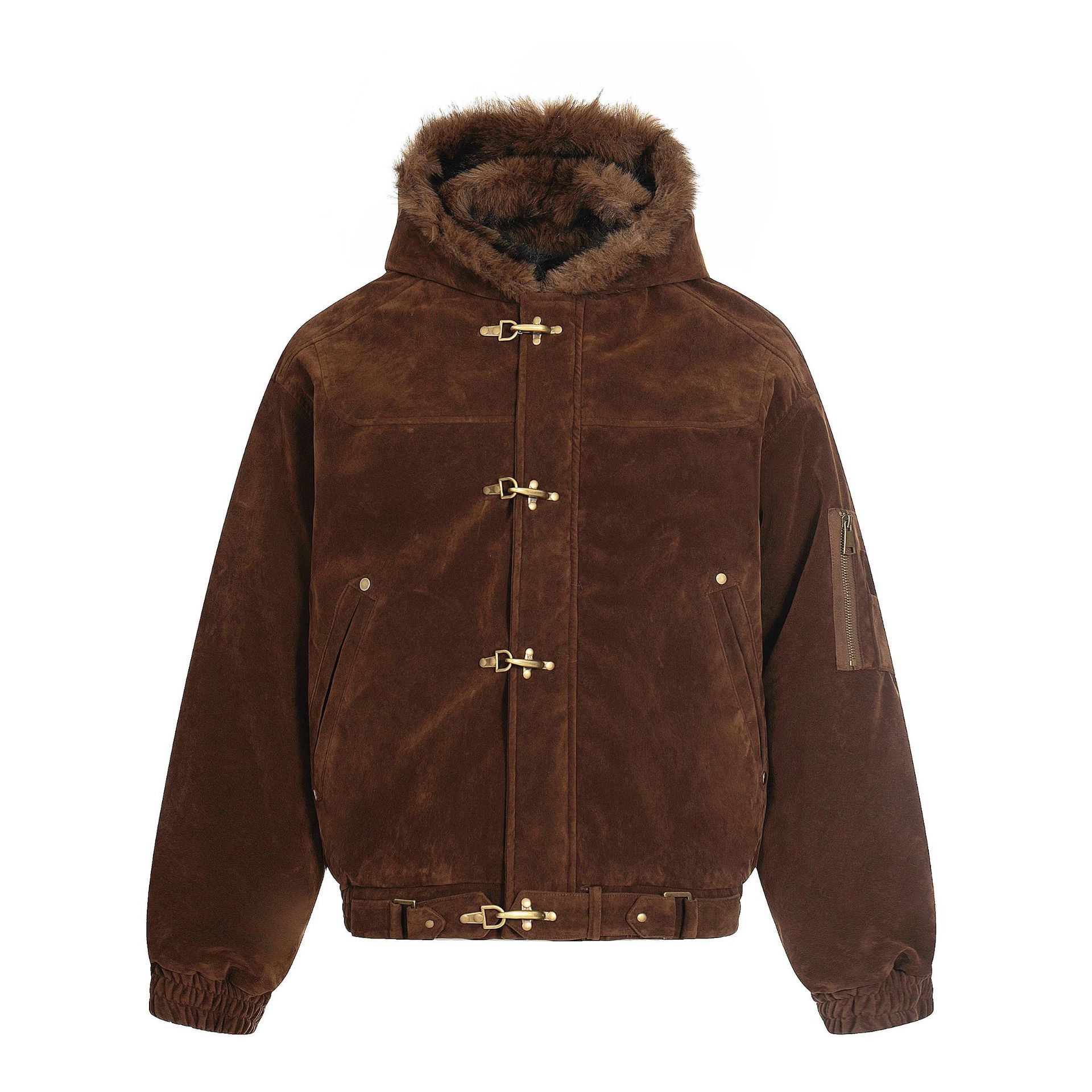American‑Style Streetwear Loose‑Fit Hooded Winter Coat – High‑End Minimalist Design What Else You Got?
