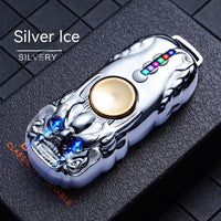 USB Rechargeable Fidget Spinner Lighter – Windproof Tungsten Coil Metal EDC