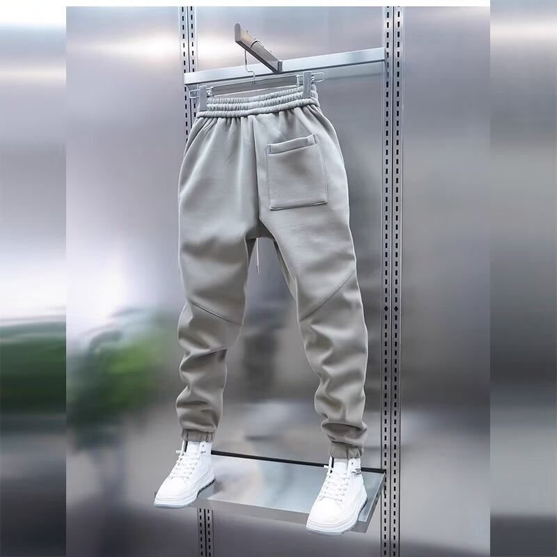Men’s Solid‑Color Casual Sweatpants – Slim Fit Spring Joggers with Drawstring Hem What Else You Got?