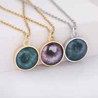 Personalized Iris Eye Photo Necklace – Custom Keepsake Gift for Her, Him or Yourself