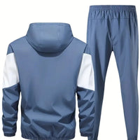 Men’s Christian Sport Set – Hooded Long Sleeve Top & Joggers for Gym & Everyday Wear
