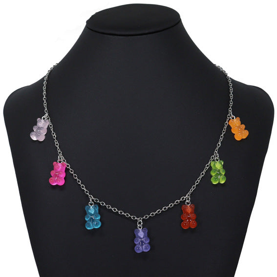 Cute Gummy Bear Pendant Necklace for Women What Else You Got?