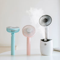Breeze through dry air with this mini USB humidifier fan