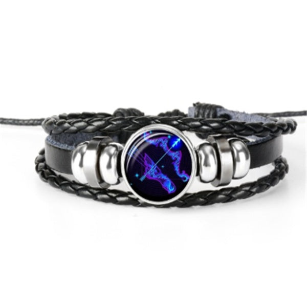 12 Zodiac Constellation Bracelet Luminous Braided Design Bracelet For Men Women Kids What Else You Got?