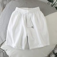 Mens Solid-Color Sports And Leisure Shorts