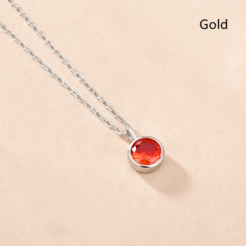 Women's Fashionable Simple Sterling Silver Solitaire Necklace With Twelve Zodiac Signs What Else You Got?