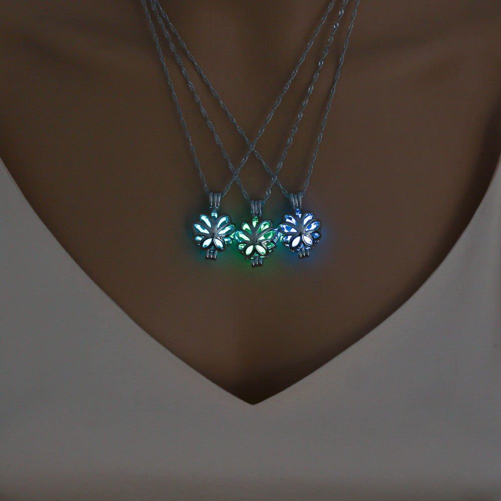 Glow-in-the-Dark Lotus DIY Necklace - Spiritual Light & Creative Faith Jewelry