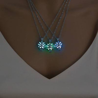 Glow-in-the-Dark Lotus DIY Necklace - Spiritual Light & Creative Faith Jewelry