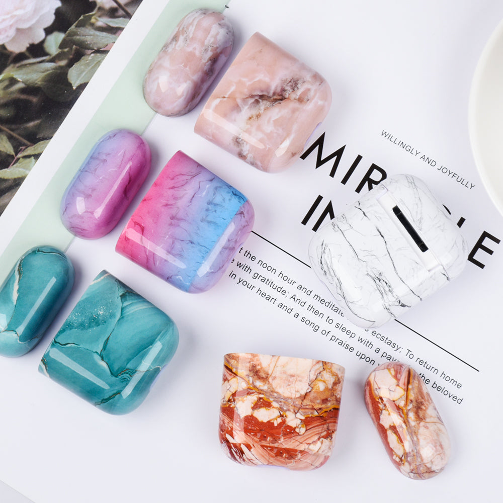 Compatible with Apple, Compatible with Apple , Marbled earphone case What Else You Got?