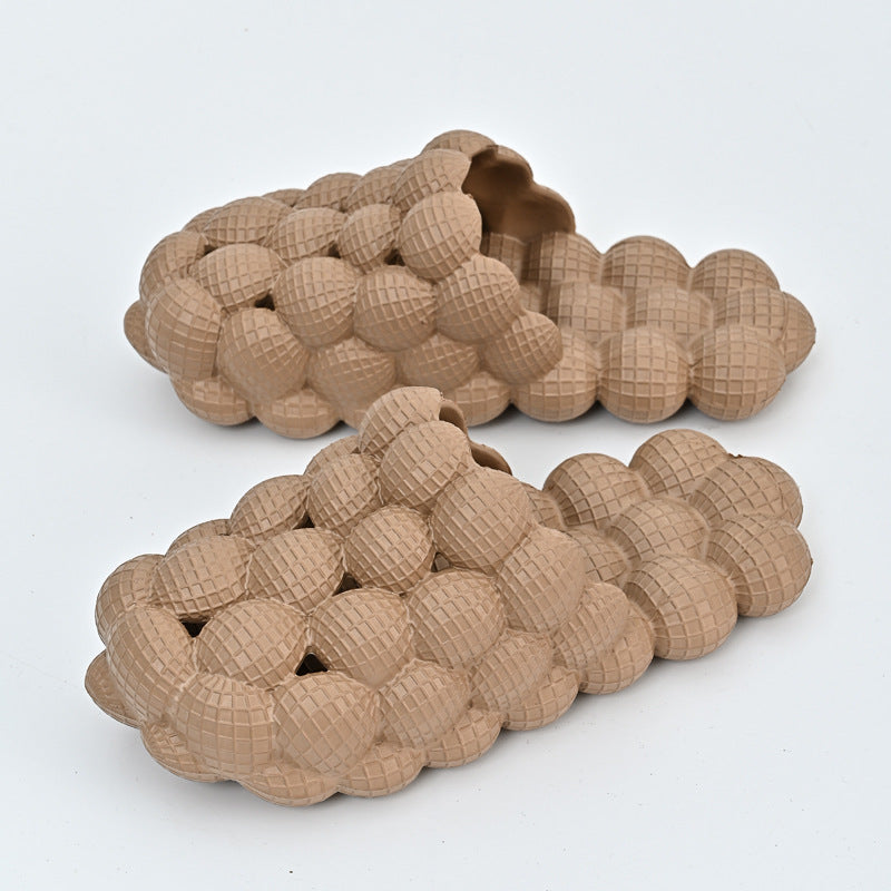 New Summer Fashion Massage Mesh  Bubble  Bathroom Slides Home Indoor Anti-Skid Shoes What Else You Got?