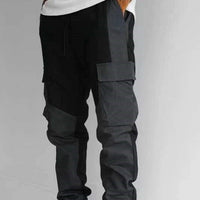 Men's Multi-Pocket Cargo Pants – Loose Fit Casual Trousers with Utility Style