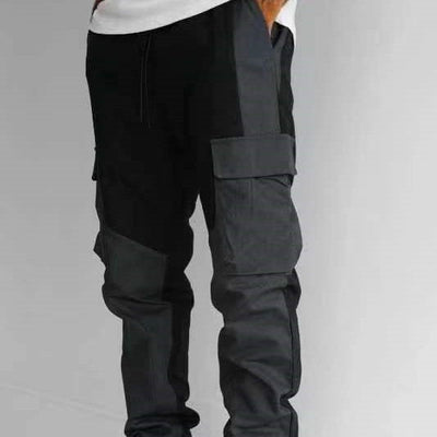 Men's Multi-Pocket Cargo Pants – Loose Fit Casual Trousers with Utility Style
