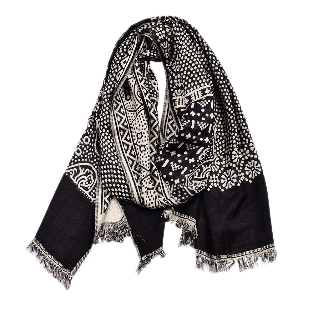 Ethnic Yarn‑Dyed Totem Scarf What Else You Got?