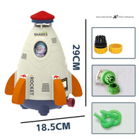 Kids Space Rocket Water Sprinkler Toy - Fun Outdoor Activity for Kids